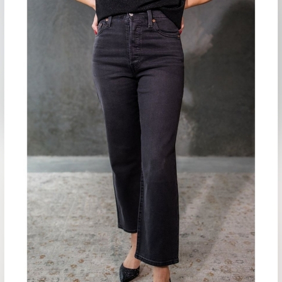 Levi's Ribcage Straight Just a Sec Nwt Sz 28 - Picture 4 of 16